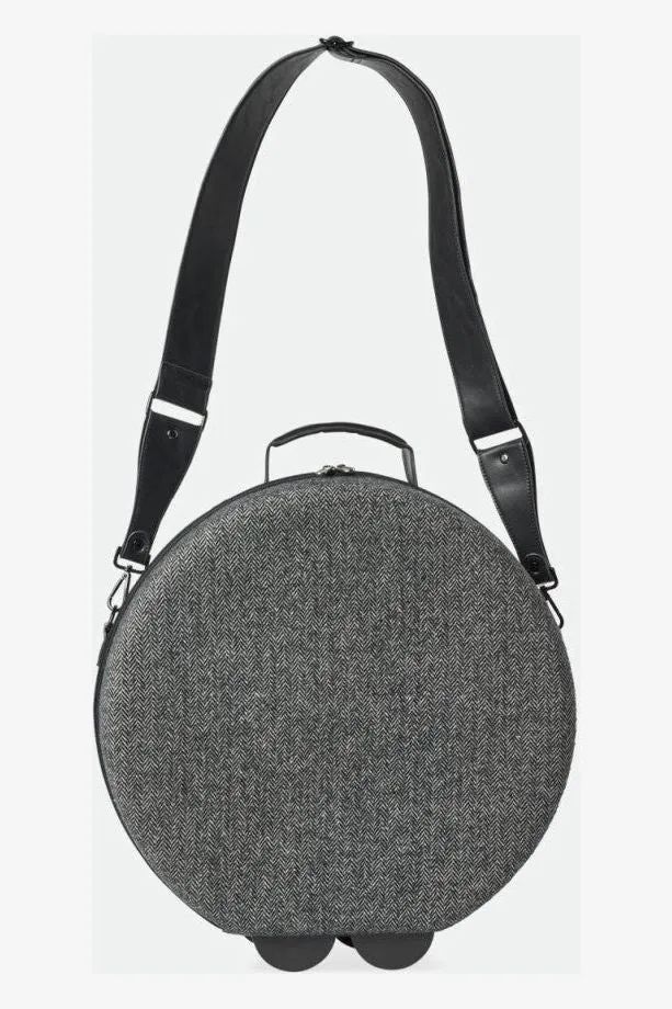 BRIXTON DONE PROPER FEDORA TRAVEL CASE - GREY/BLACK