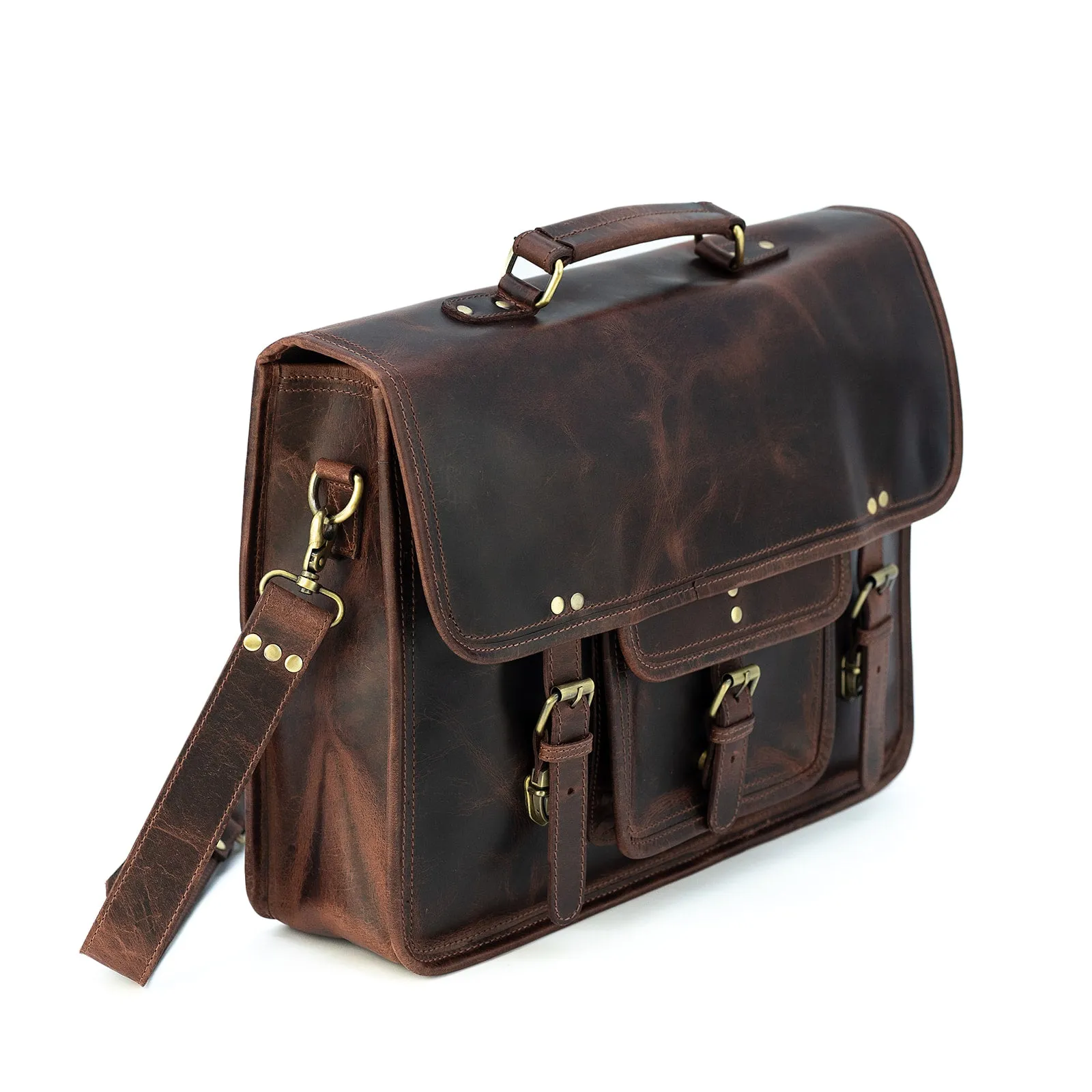 Buffalo Leather Briefcase