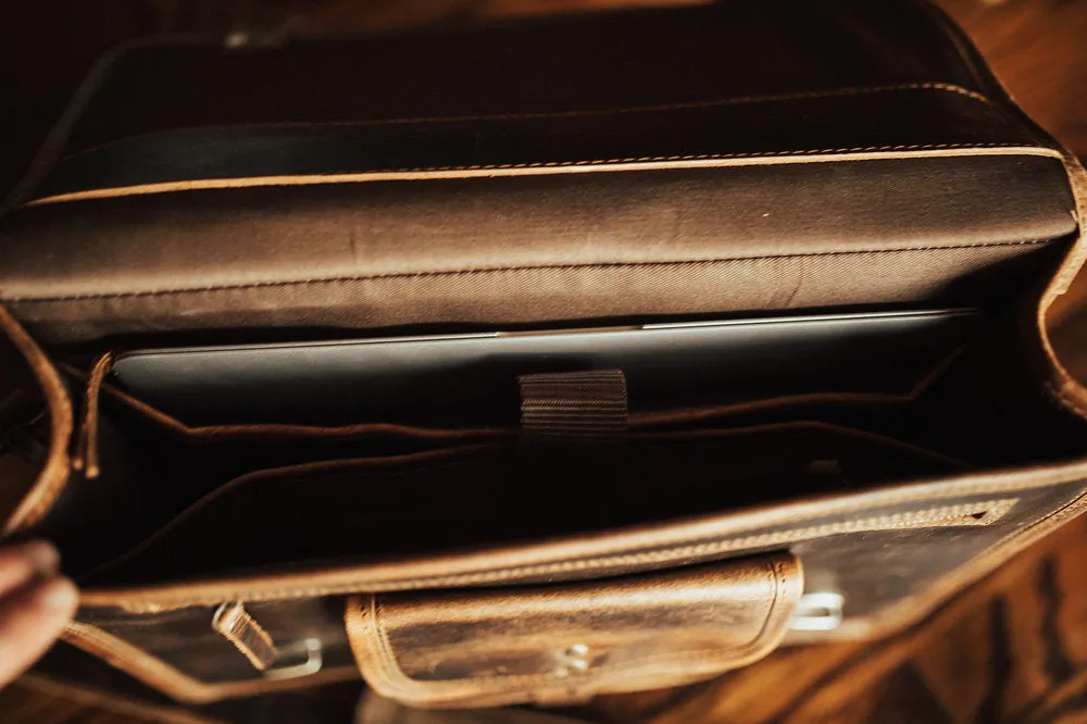 Buffalo Leather Briefcase