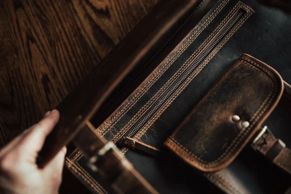 Buffalo Leather Briefcase