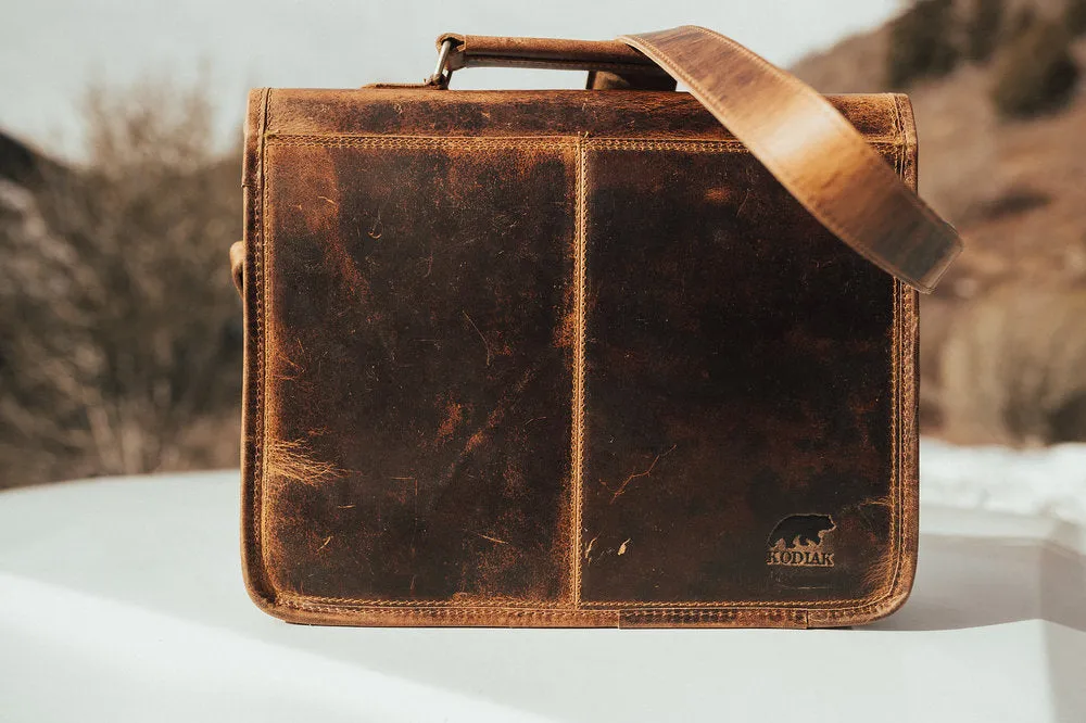 Buffalo Leather Briefcase