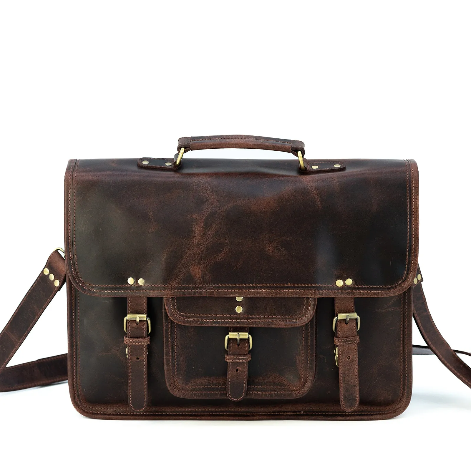 Buffalo Leather Briefcase