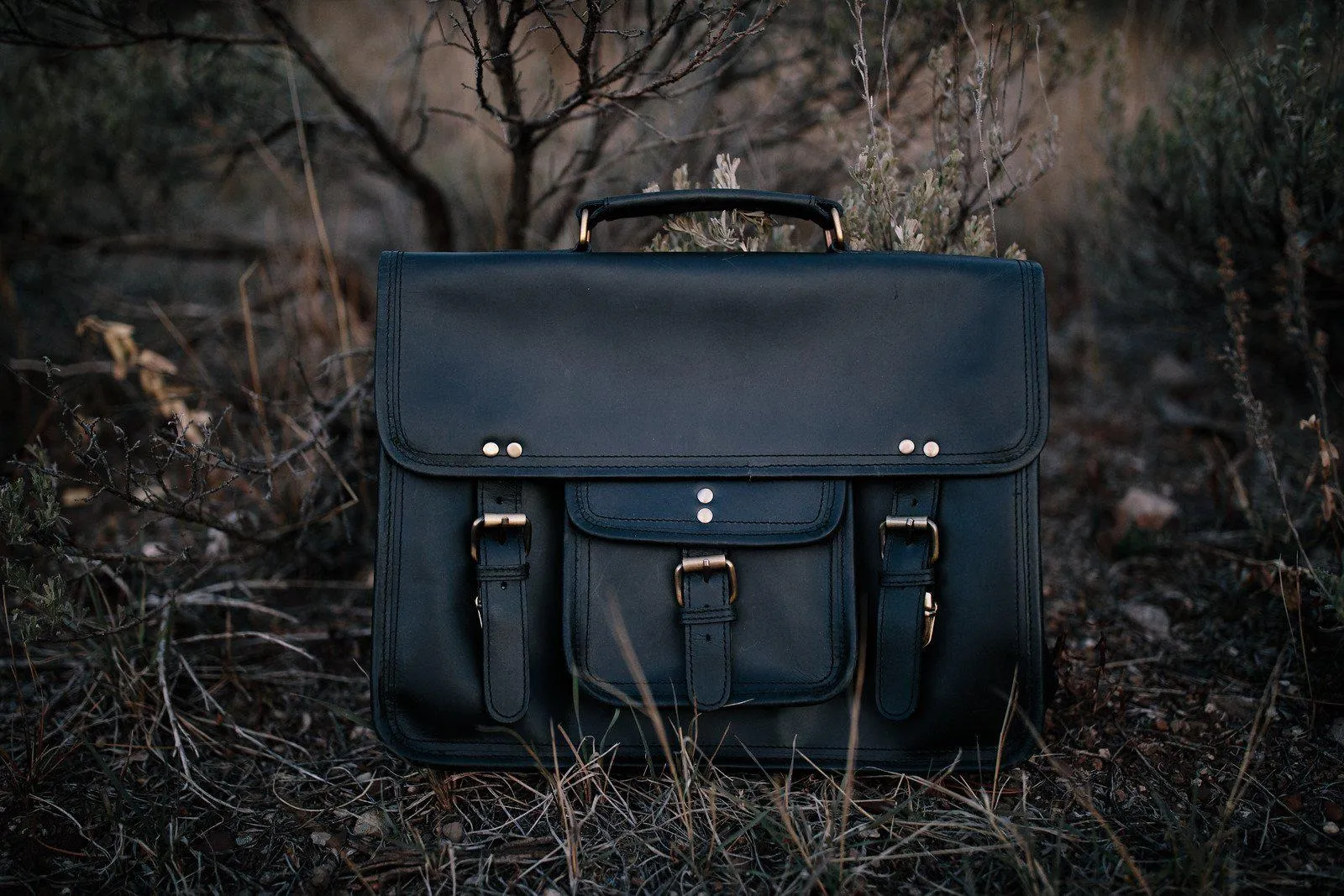 Buffalo Leather Briefcase