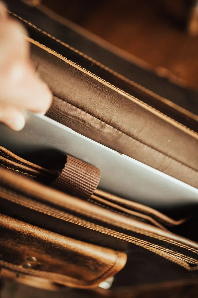 Buffalo Leather Briefcase