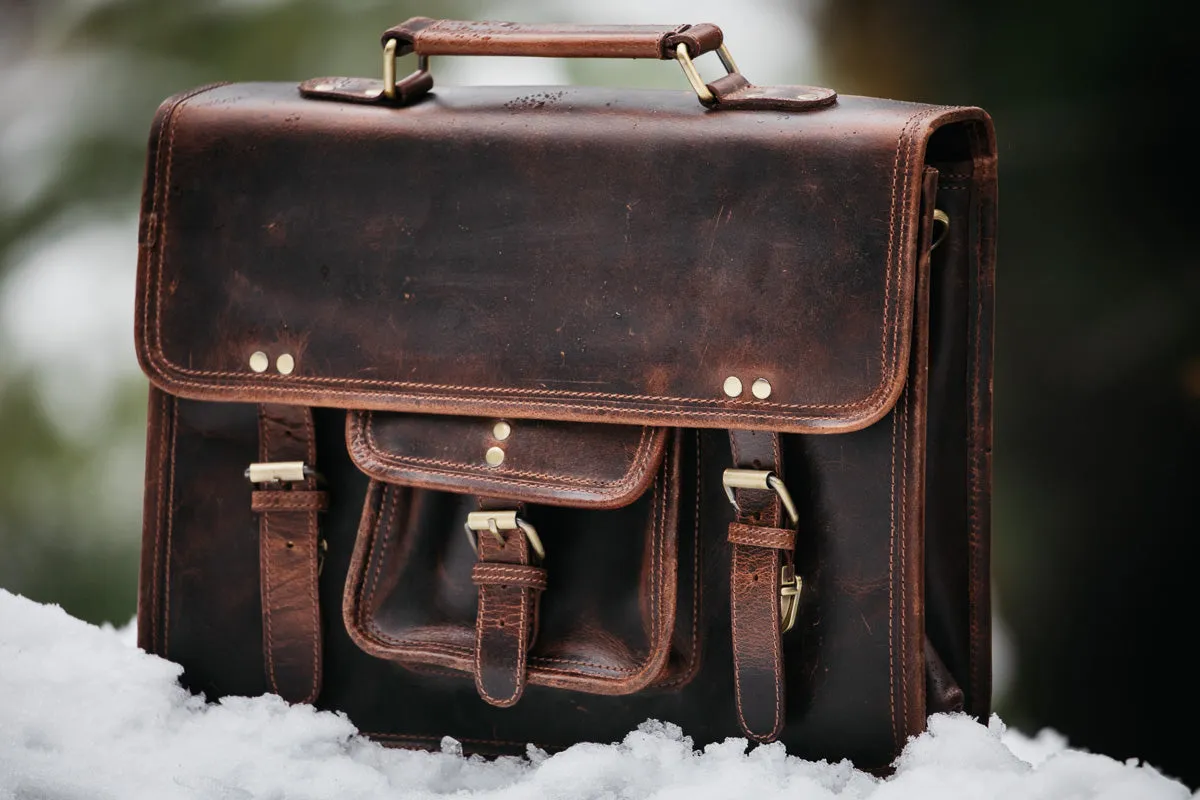 Buffalo Leather Briefcase
