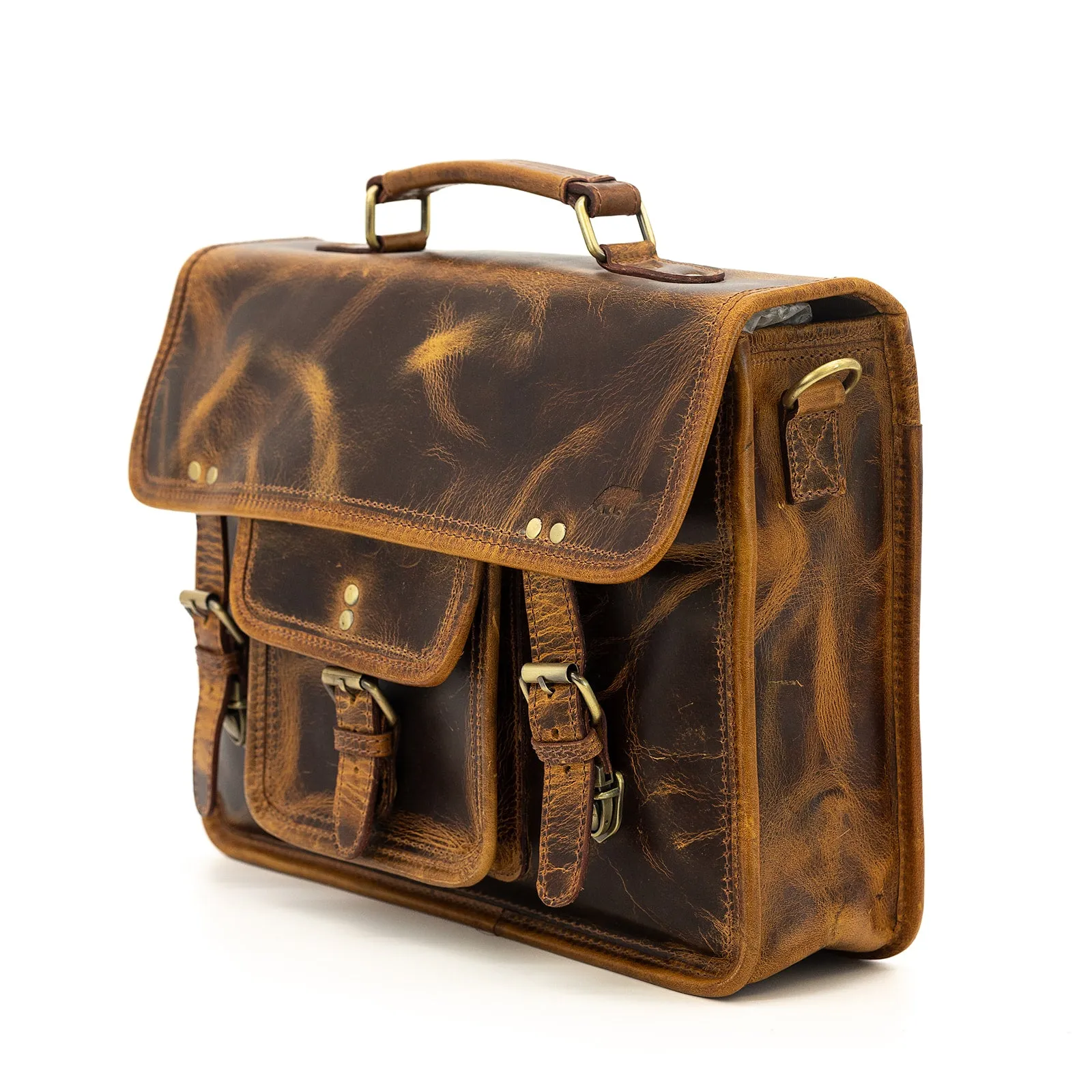 Buffalo Leather Briefcase