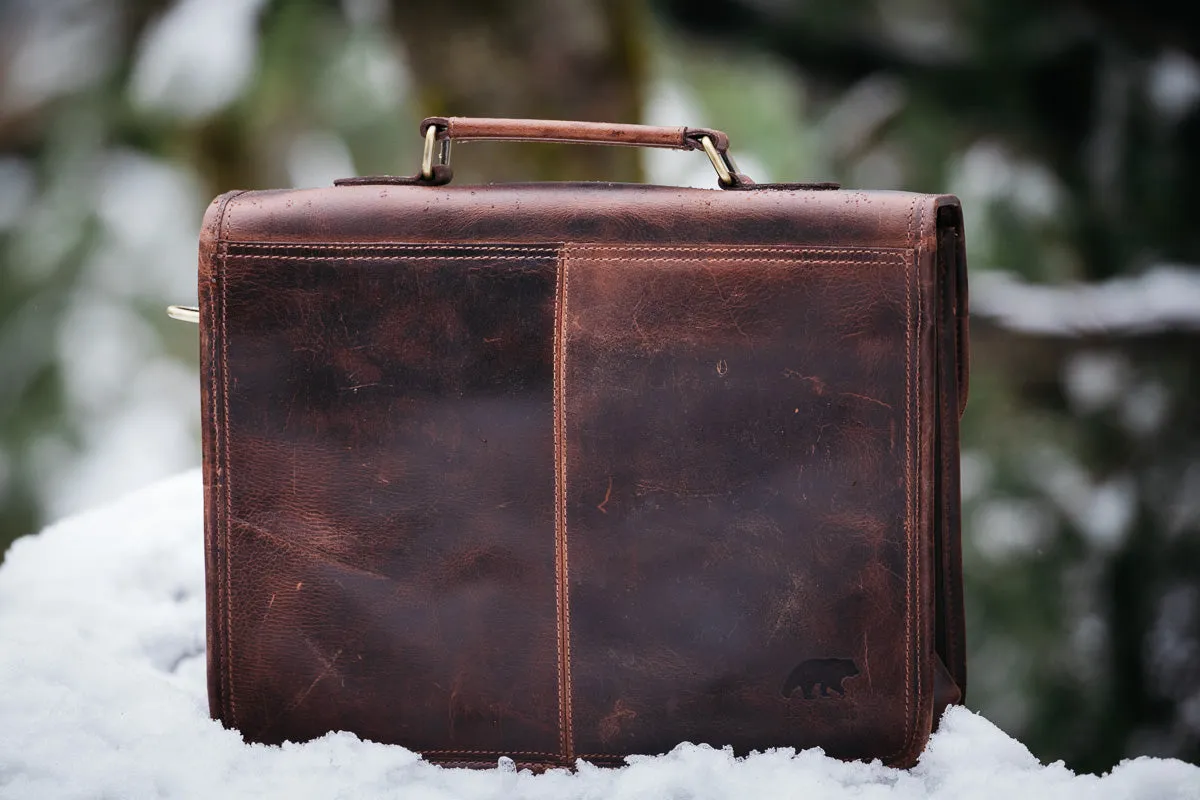 Buffalo Leather Briefcase