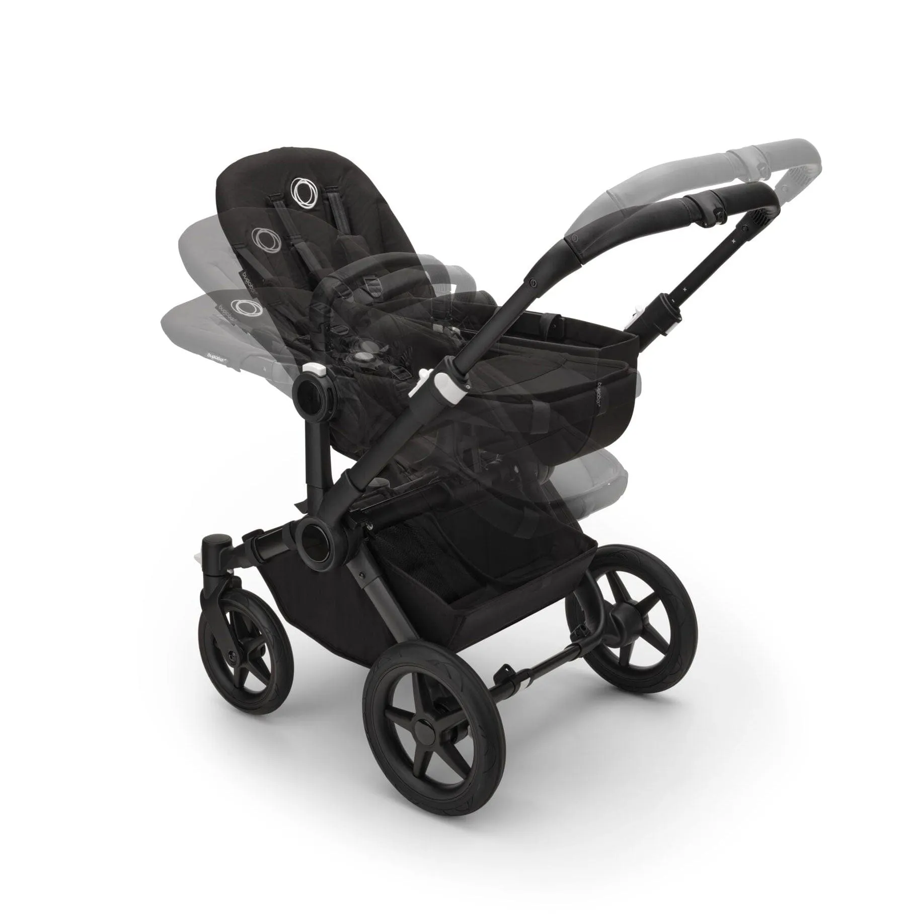 Bugaboo Donkey 5 Mono Cloud T Travel System - Midnight Black