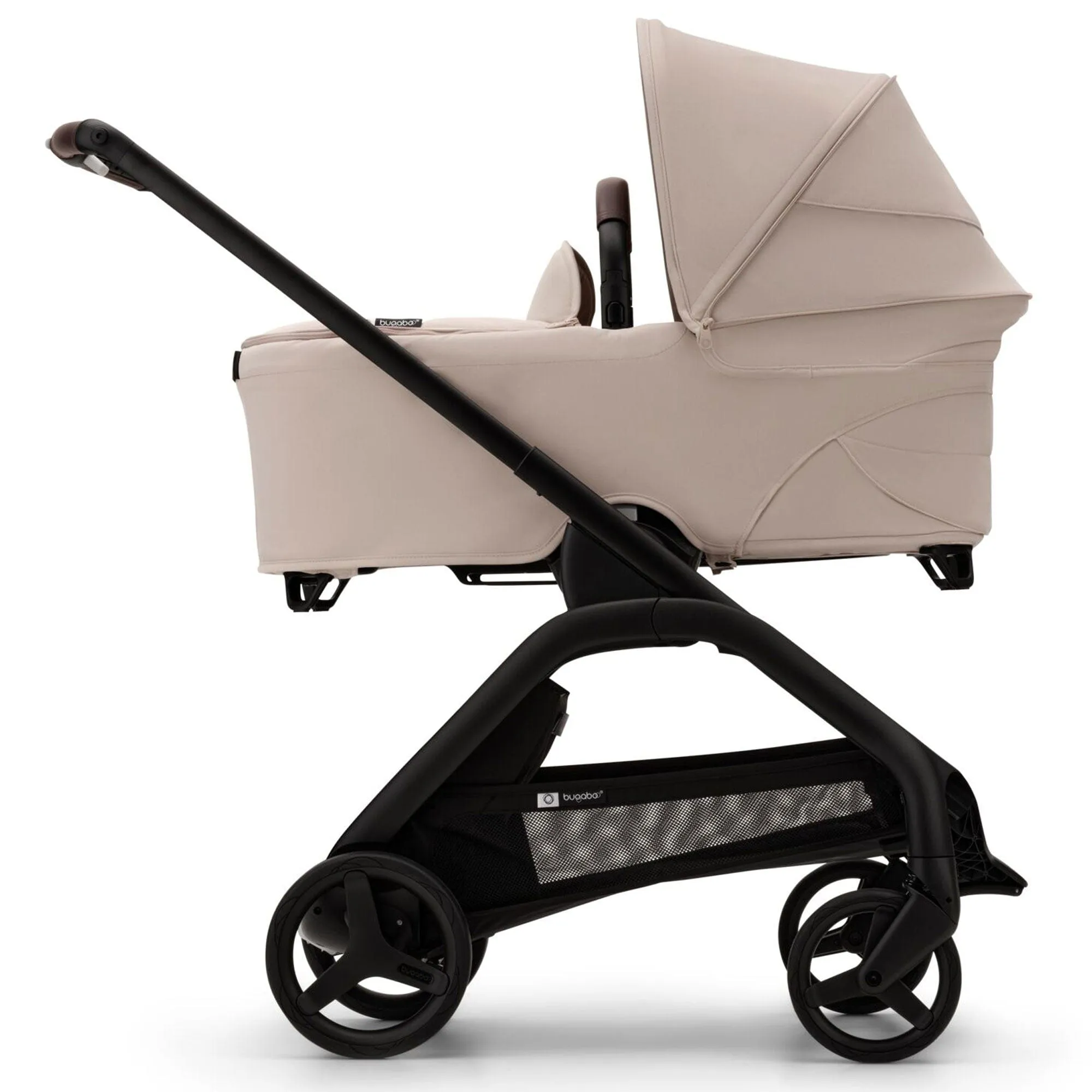Bugaboo Dragonfly Pebble 360 Pro V2 Travel System - Black/Desert Taupe