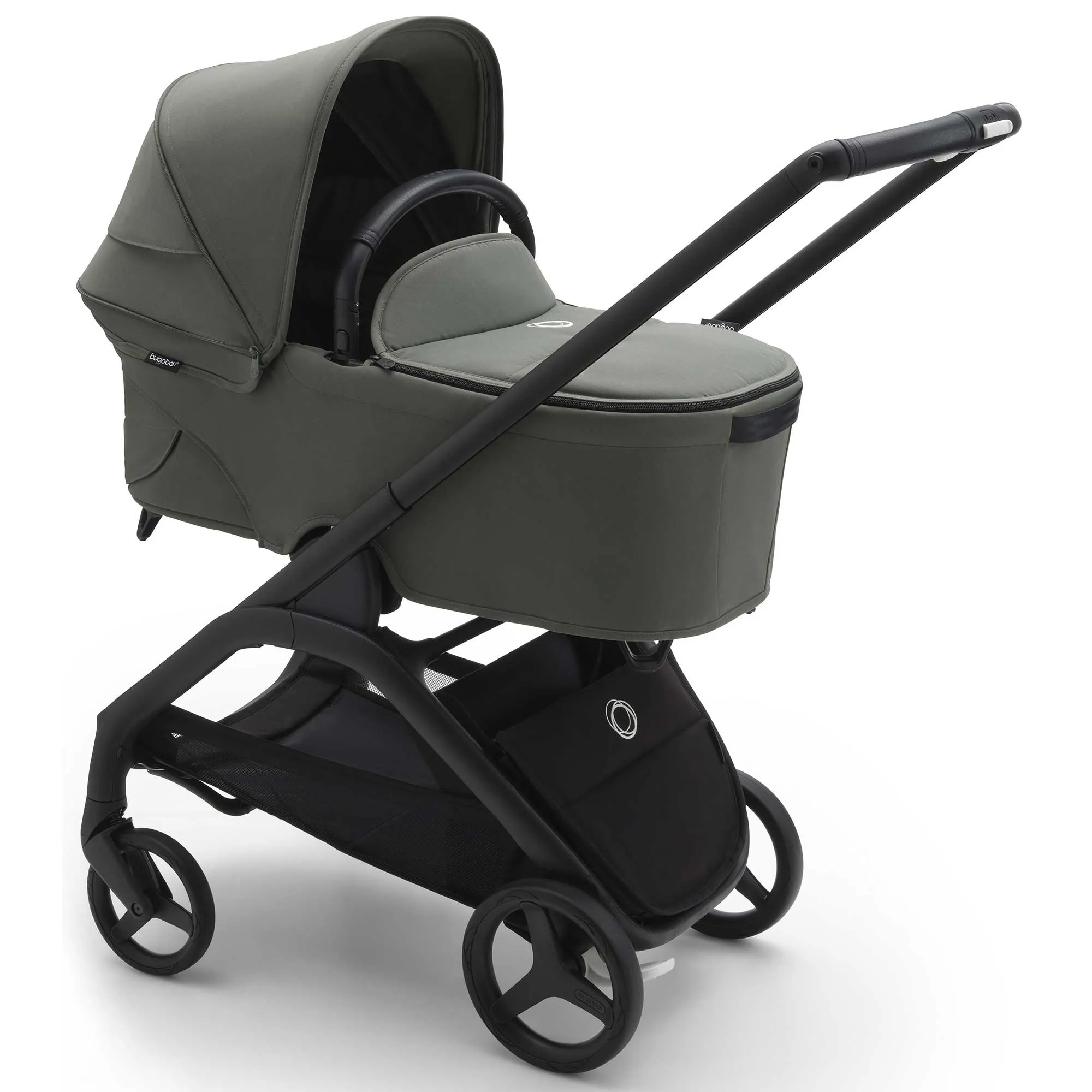 Bugaboo Dragonfly Pebble 360 Pro V2 Travel System - Black/Forest Green