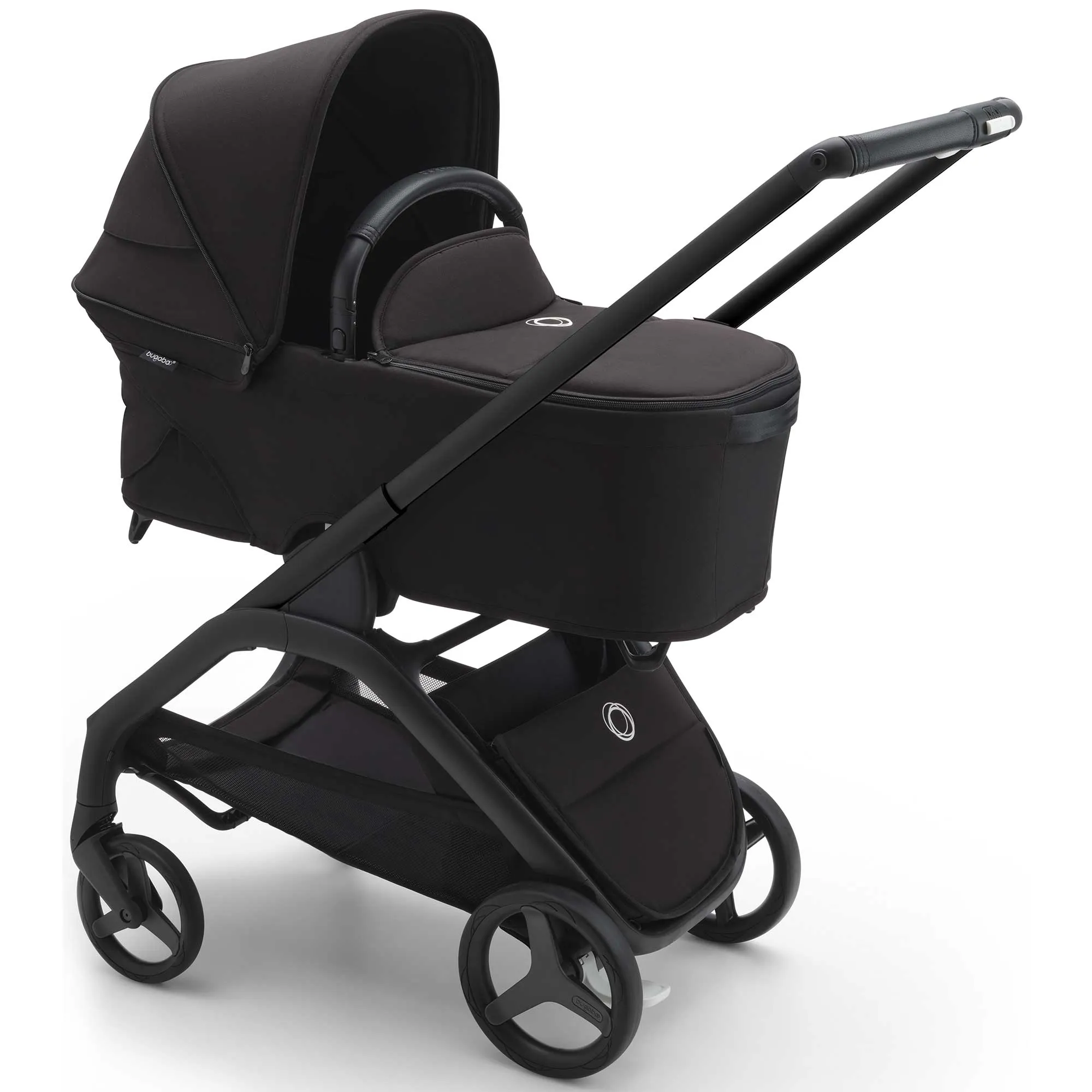 Bugaboo Dragonfly Pebble 360 Pro V2 Travel System - Black/Midnight Black