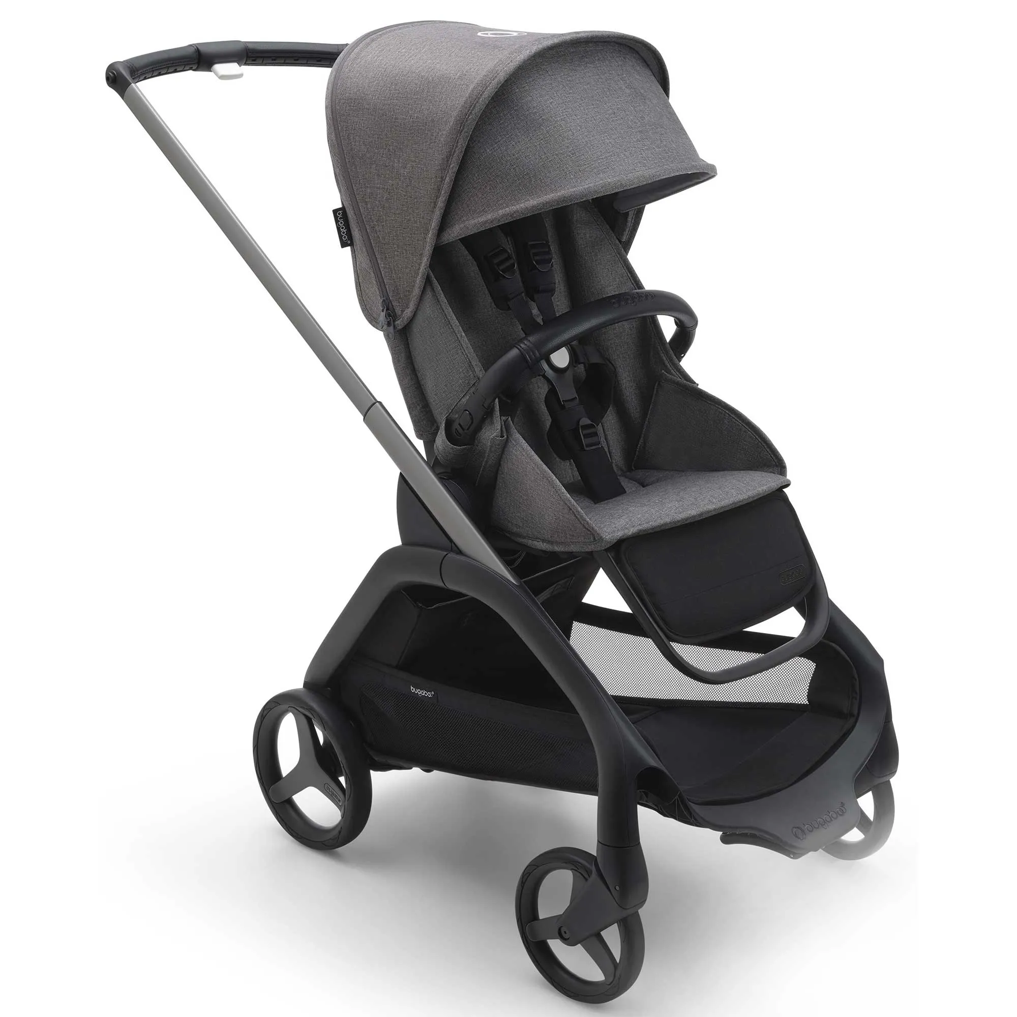 Bugaboo Dragonfly Pebble 360 Pro V2 Travel System - Graphite/Grey Melange