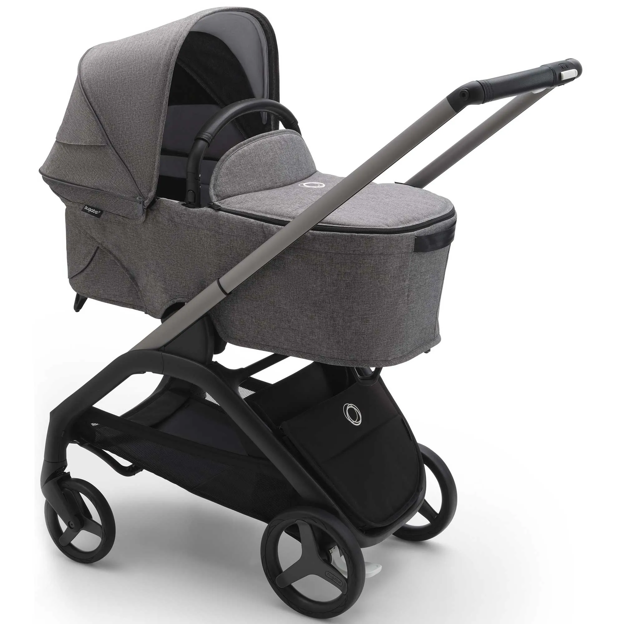 Bugaboo Dragonfly Pebble 360 Pro V2 Travel System - Graphite/Grey Melange