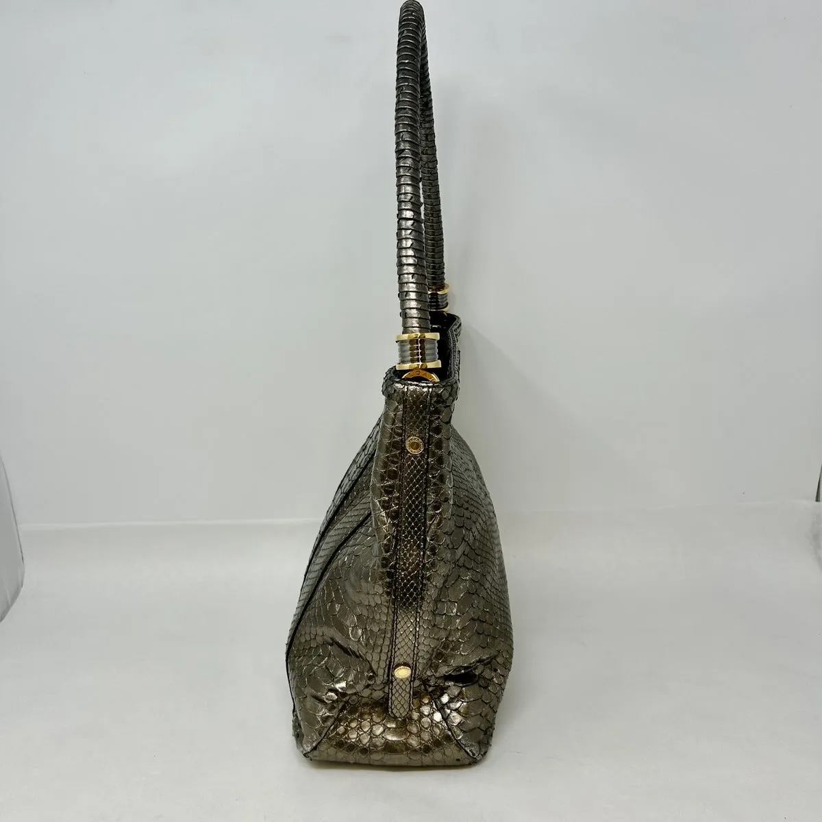 Bulgari Python Metallic Tote