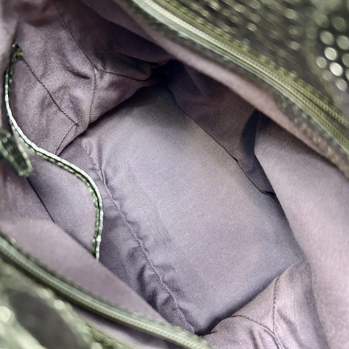 Bulgari Python Metallic Tote