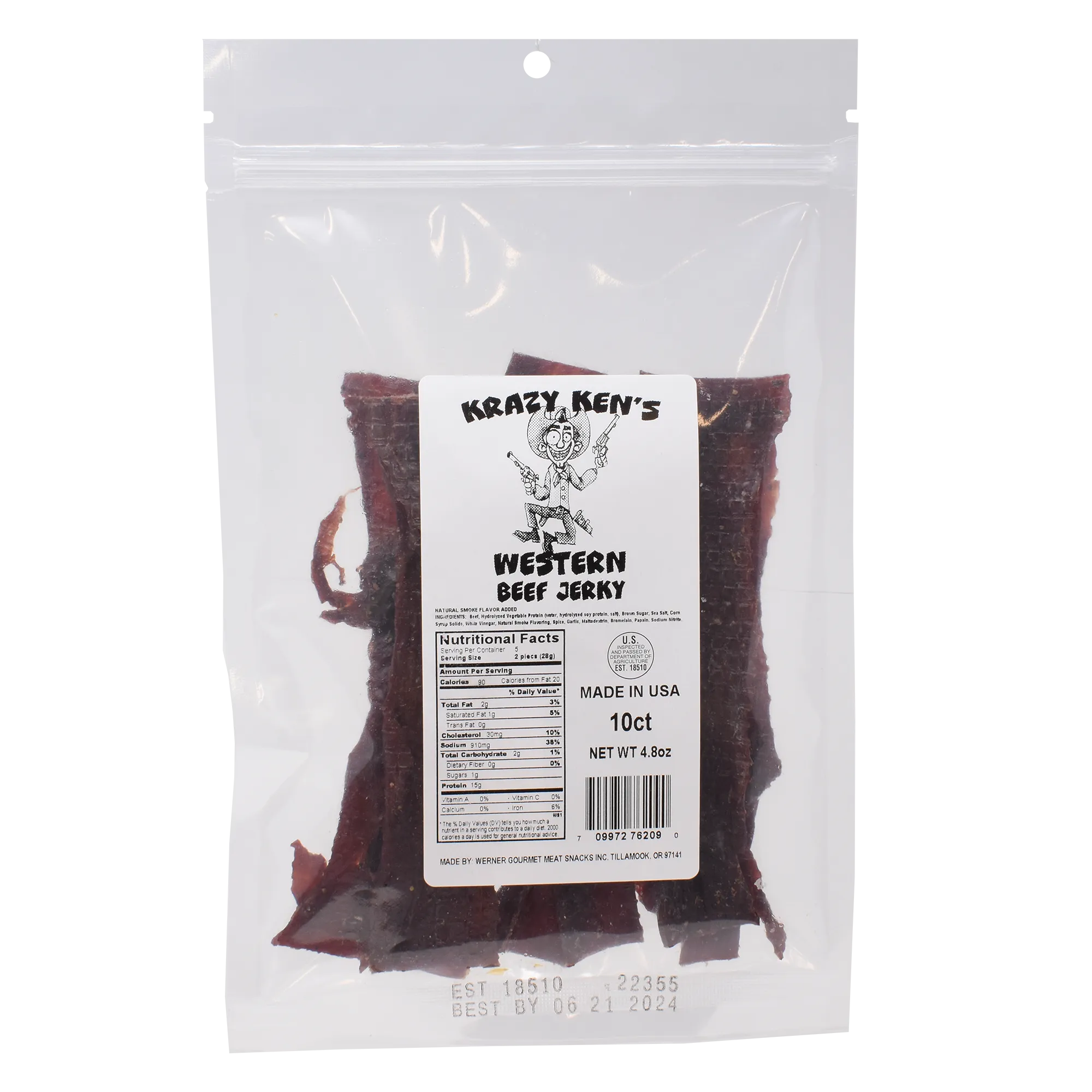Bulk Krazy Ken's Western Beef Jerky