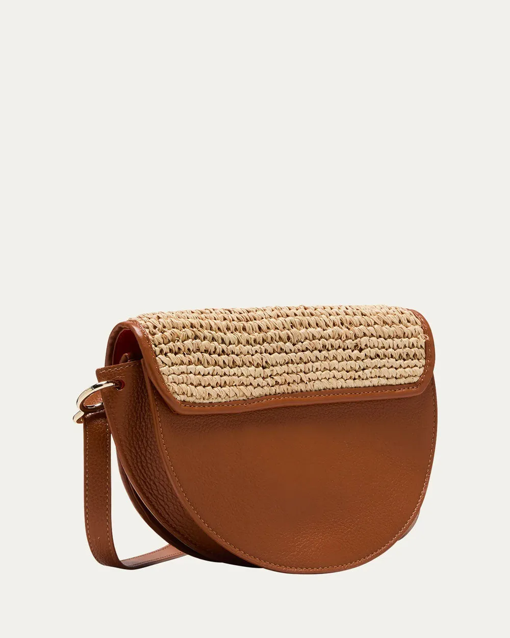 By My Side Raffia Crossbody in Natural