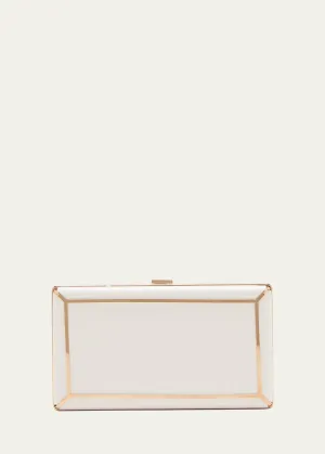 Callas Printed Leather Clutch Bag