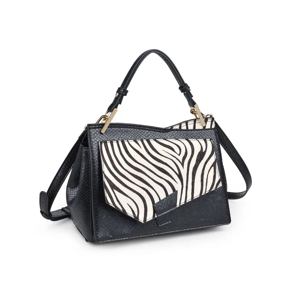 Camila Zebra Satchel