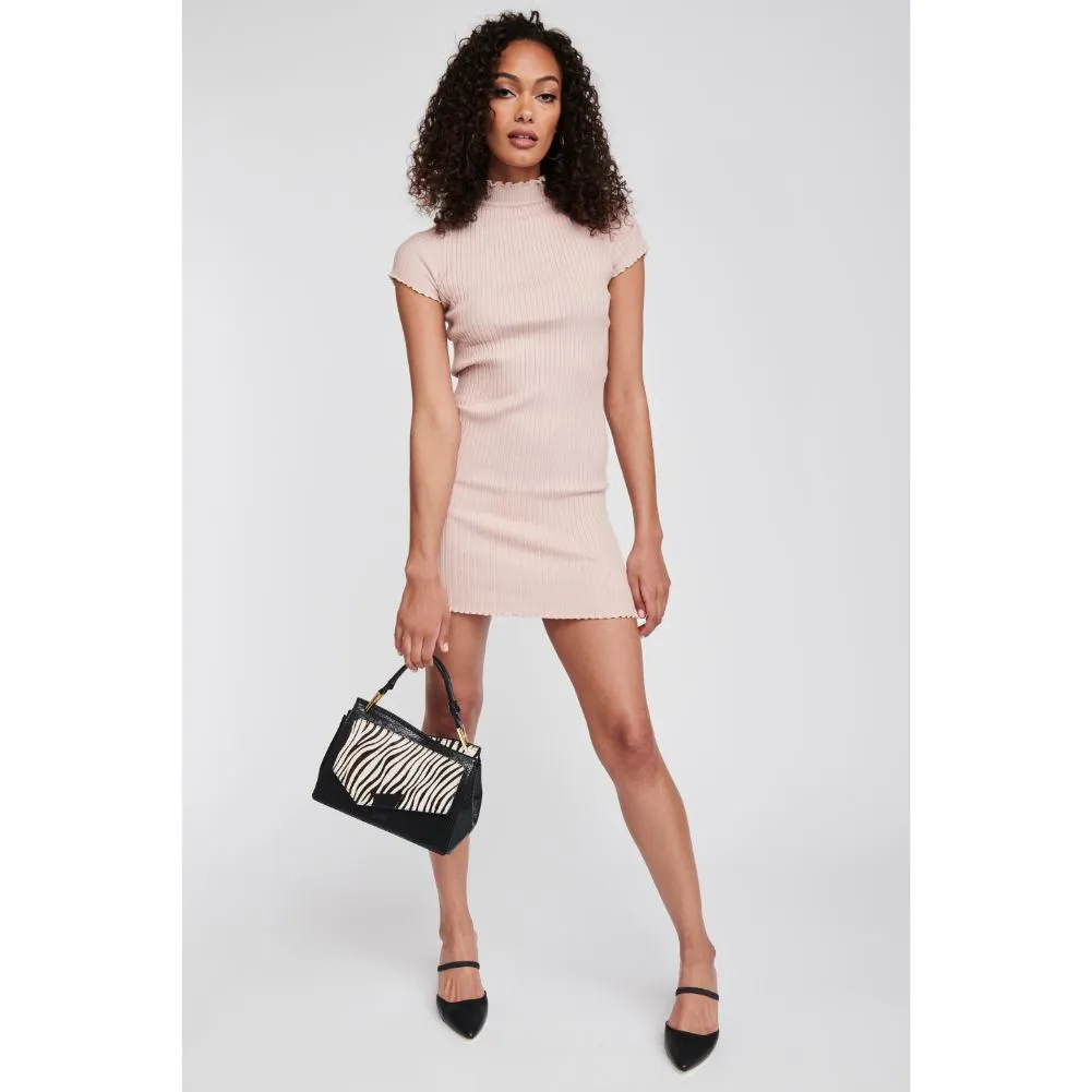 Camila Zebra Satchel