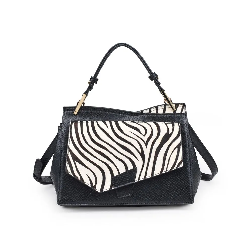 Camila Zebra Satchel