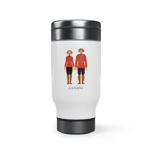 Canada Stainless Steel Travel Mug with Handle, 14oz