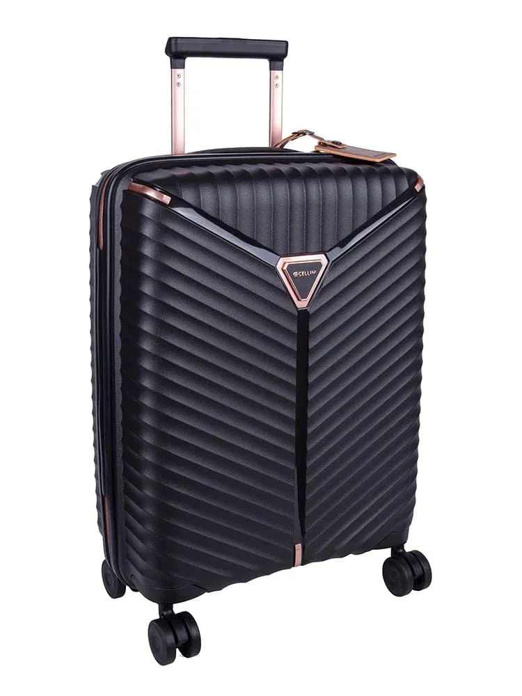 Cellini Allure Hard Shell Carry-On Trolley Black