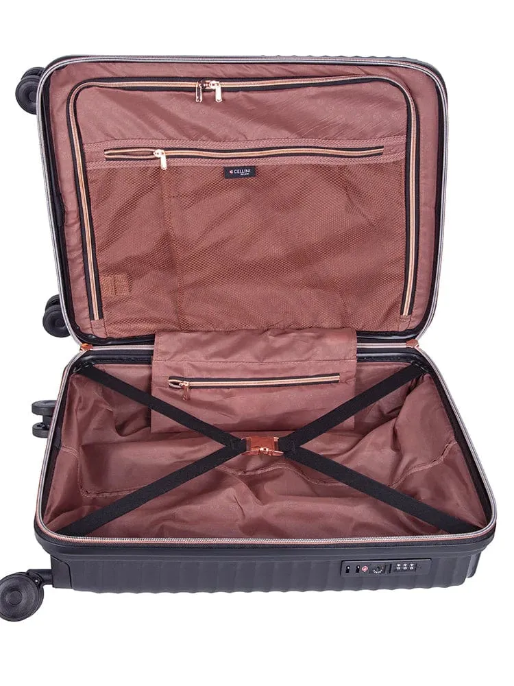 Cellini Allure Hard Shell Carry-On Trolley Black