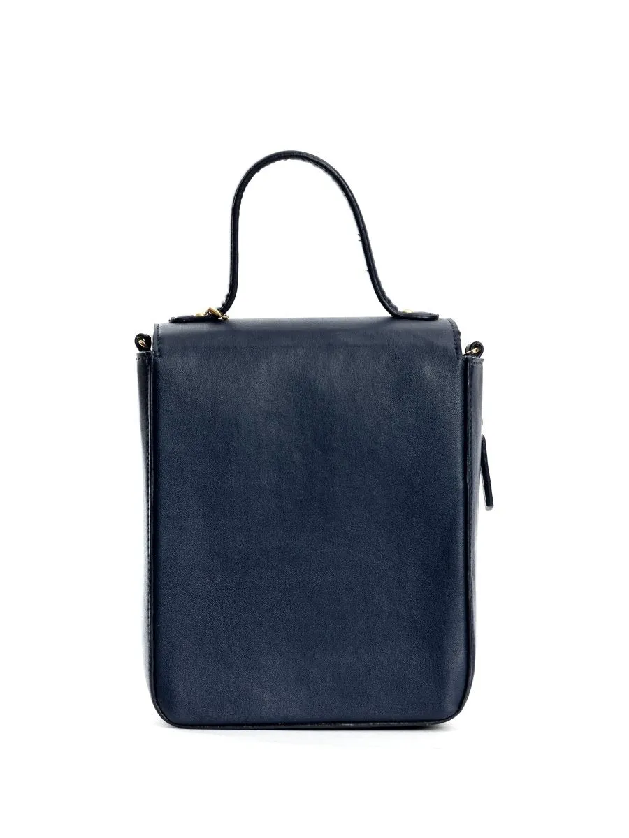 Ceres (Navy blue) | Women's bag made with Cactus Leather