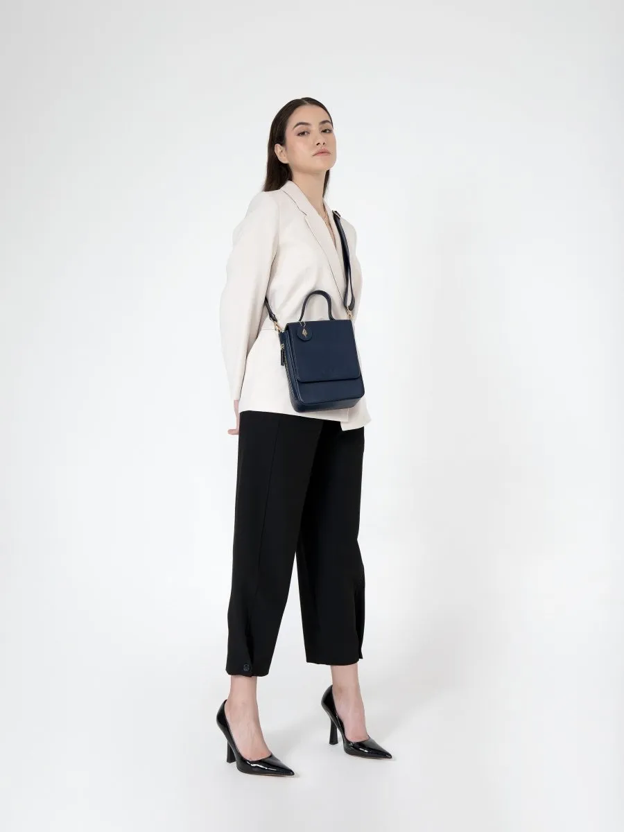 Ceres (Navy blue) | Women's bag made with Cactus Leather