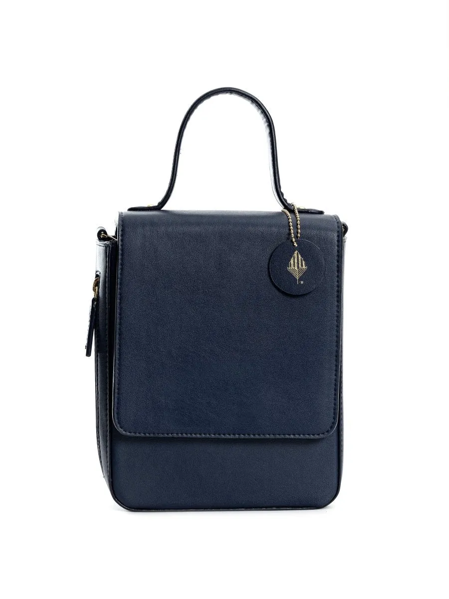 Ceres (Navy blue) | Women's bag made with Cactus Leather