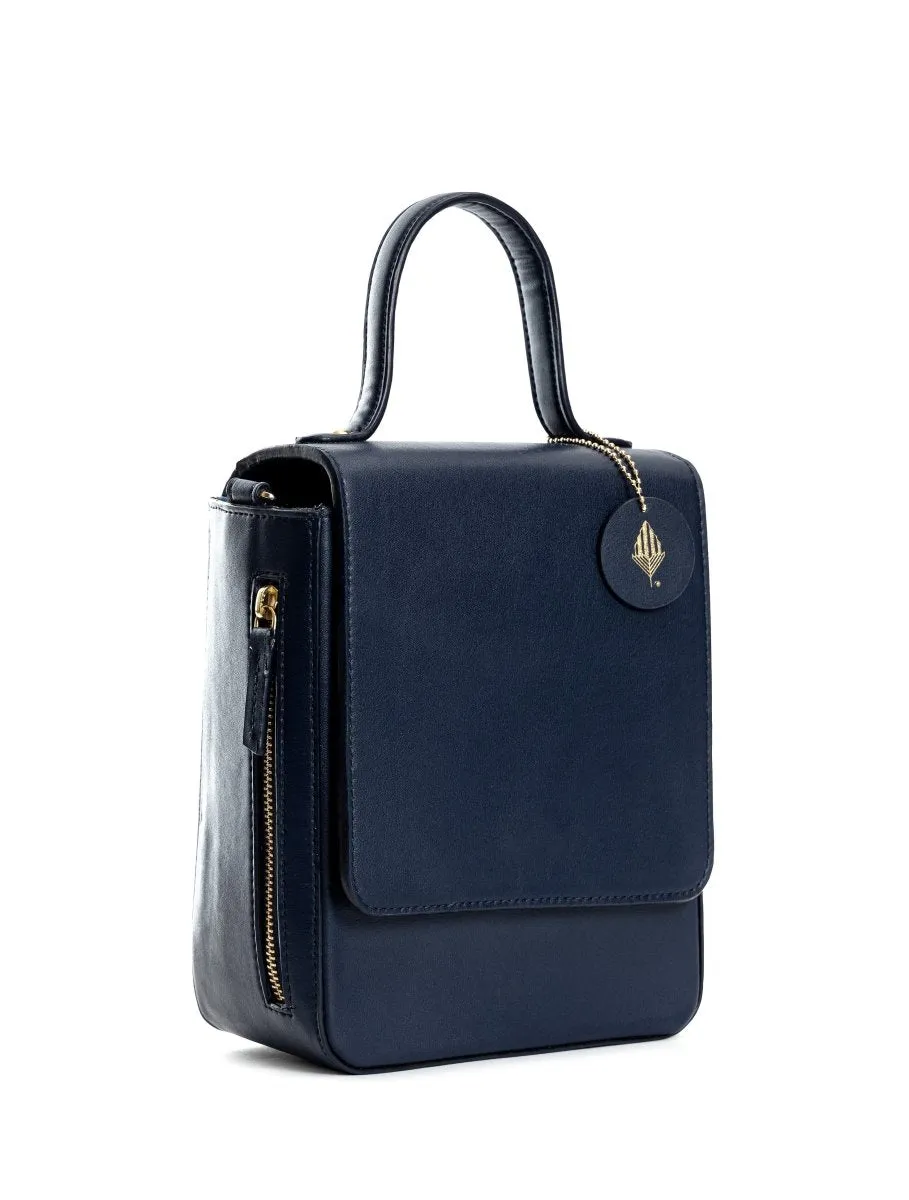 Ceres (Navy blue) | Women's bag made with Cactus Leather