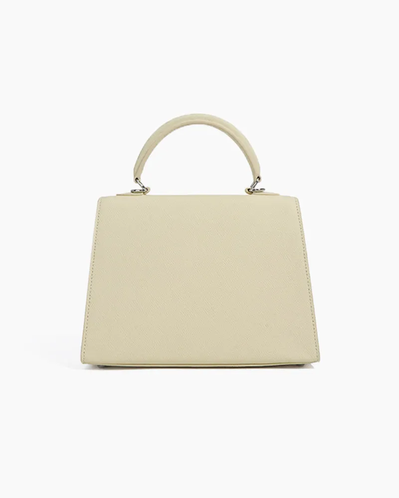 Chain Leather Medium Shoulder Satchel Bag