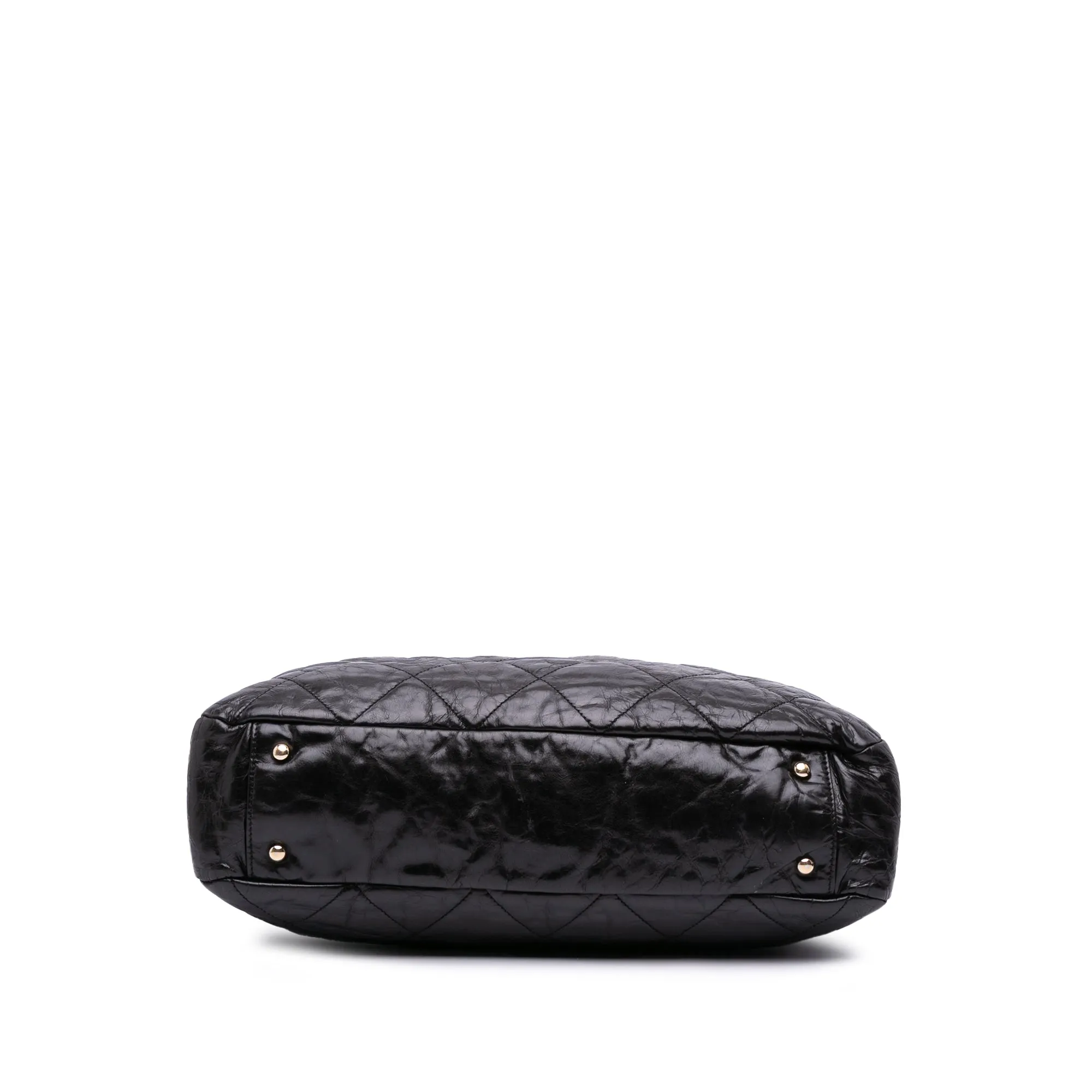Chanel Large Quilted Glazed Calfskin Portobello Satchel