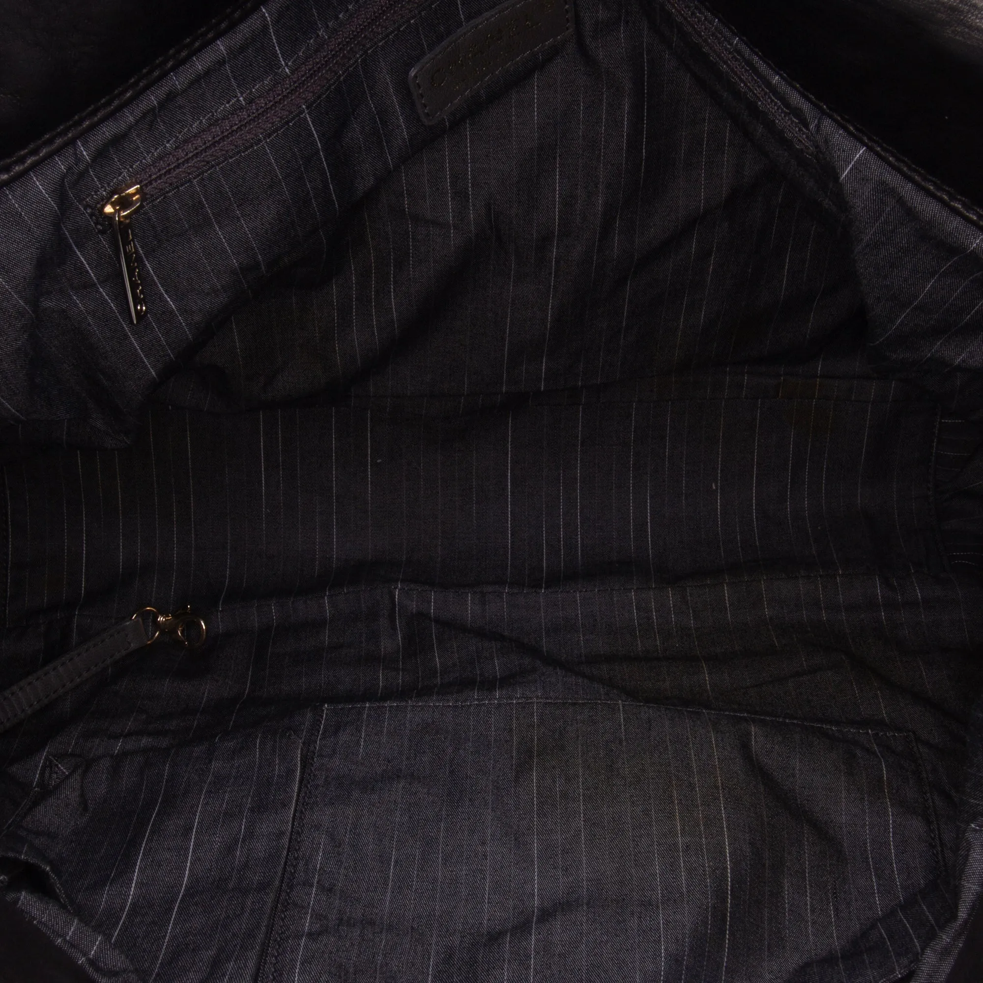 Chanel Large Quilted Glazed Calfskin Portobello Satchel