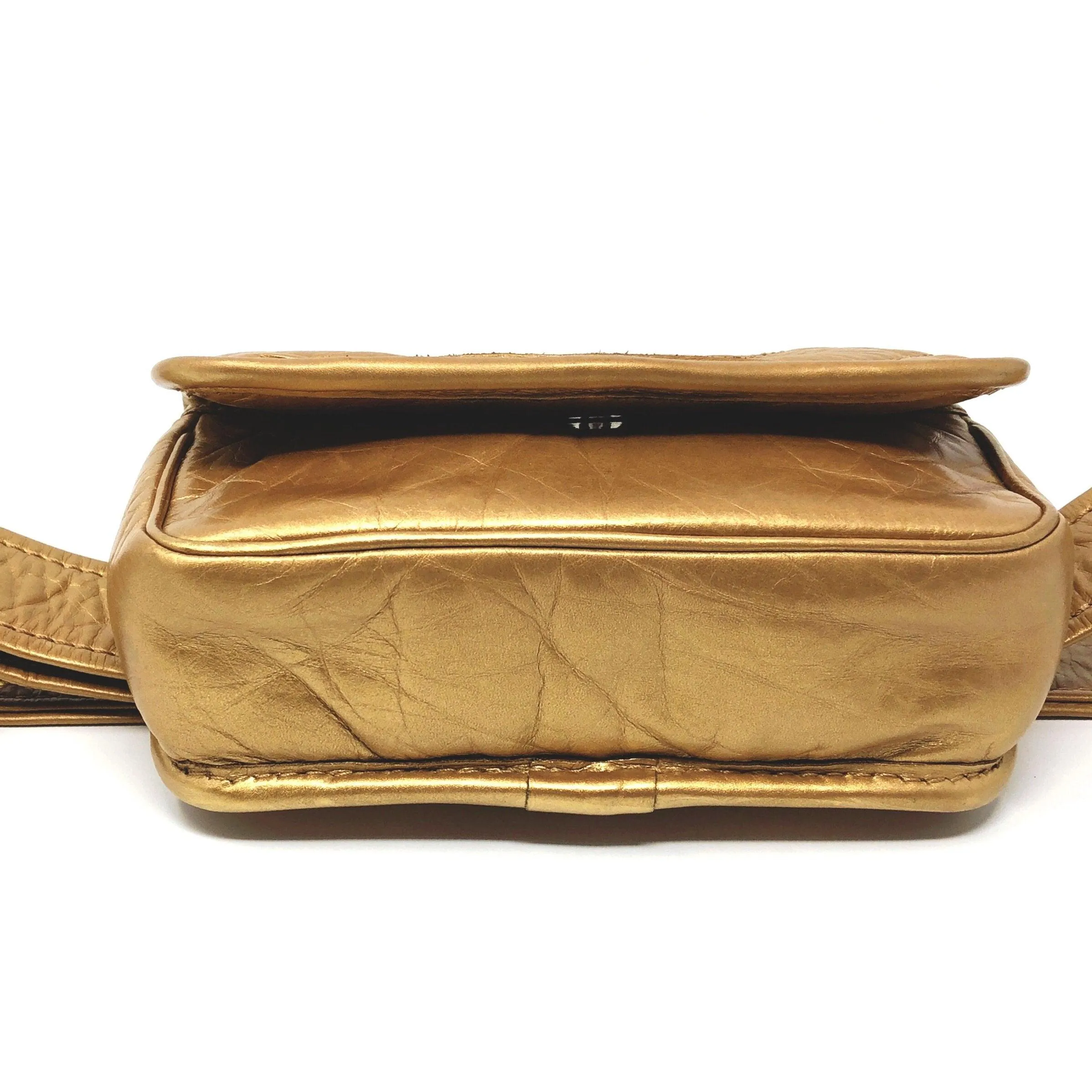 Chanel Metallic Bronze Belt Bag