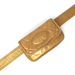 Chanel Metallic Bronze Belt Bag