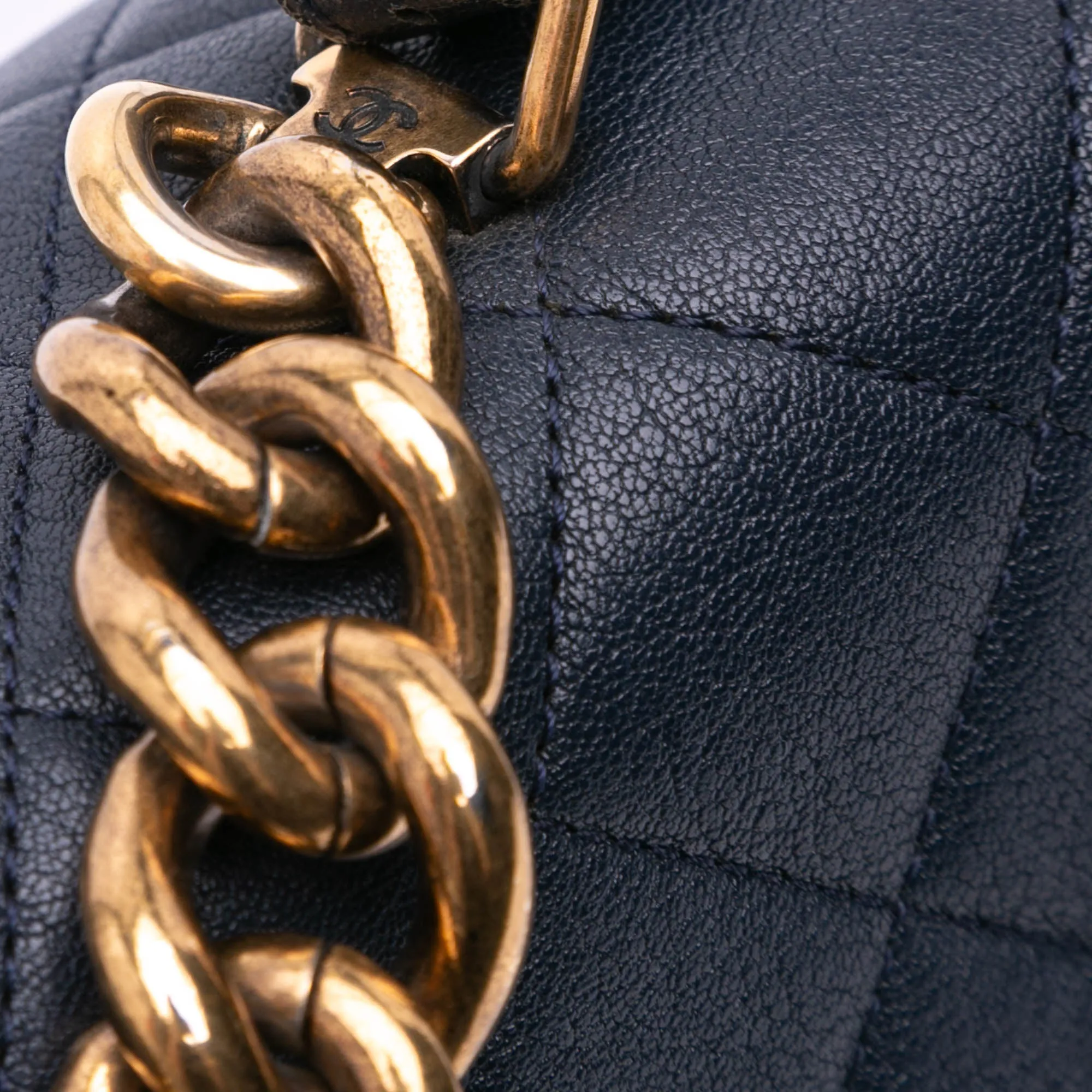 Chanel Paris Rome Large Sheepskin Trapezio Flap