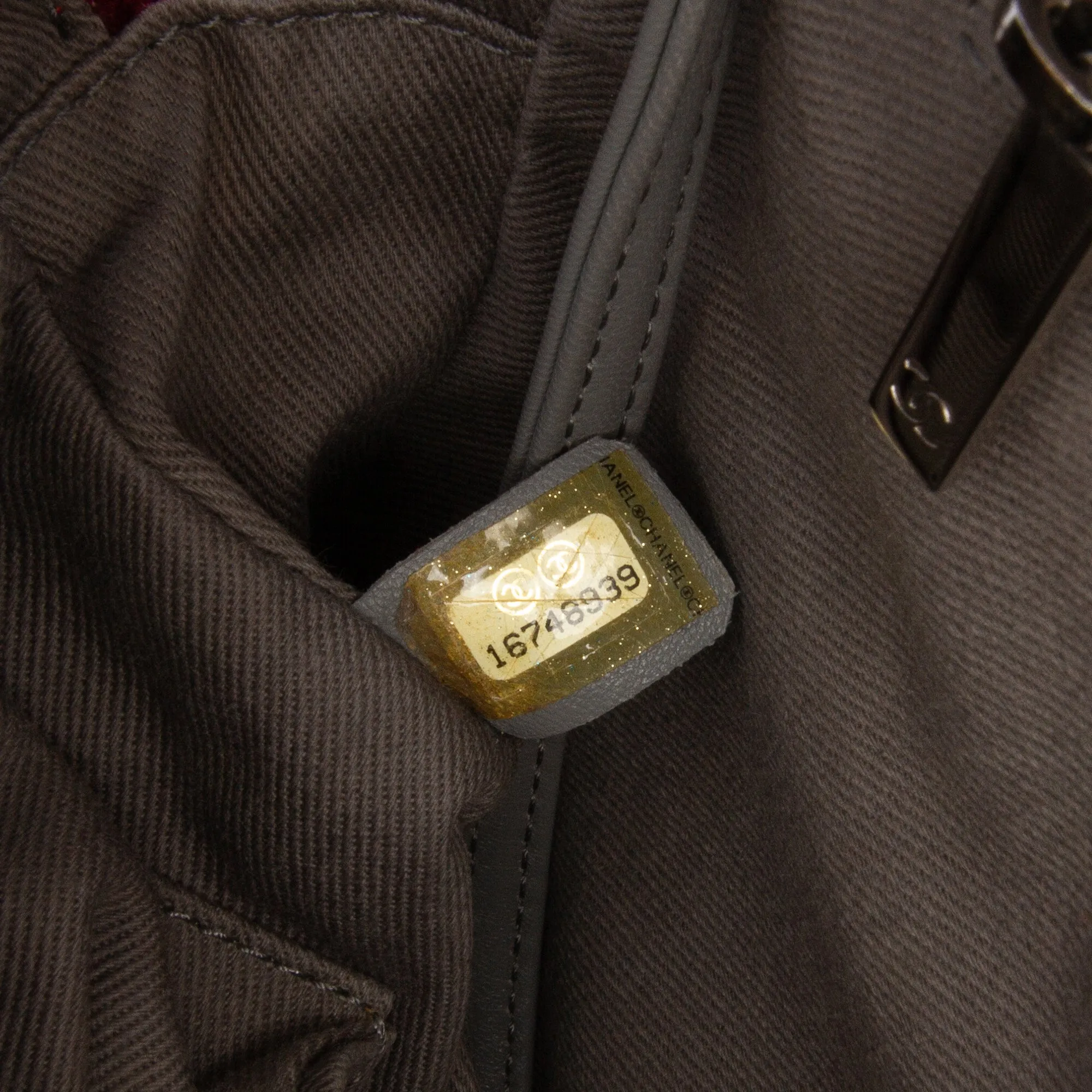 Chanel Quilted Iridescent Calfskin Relax CC Satchel