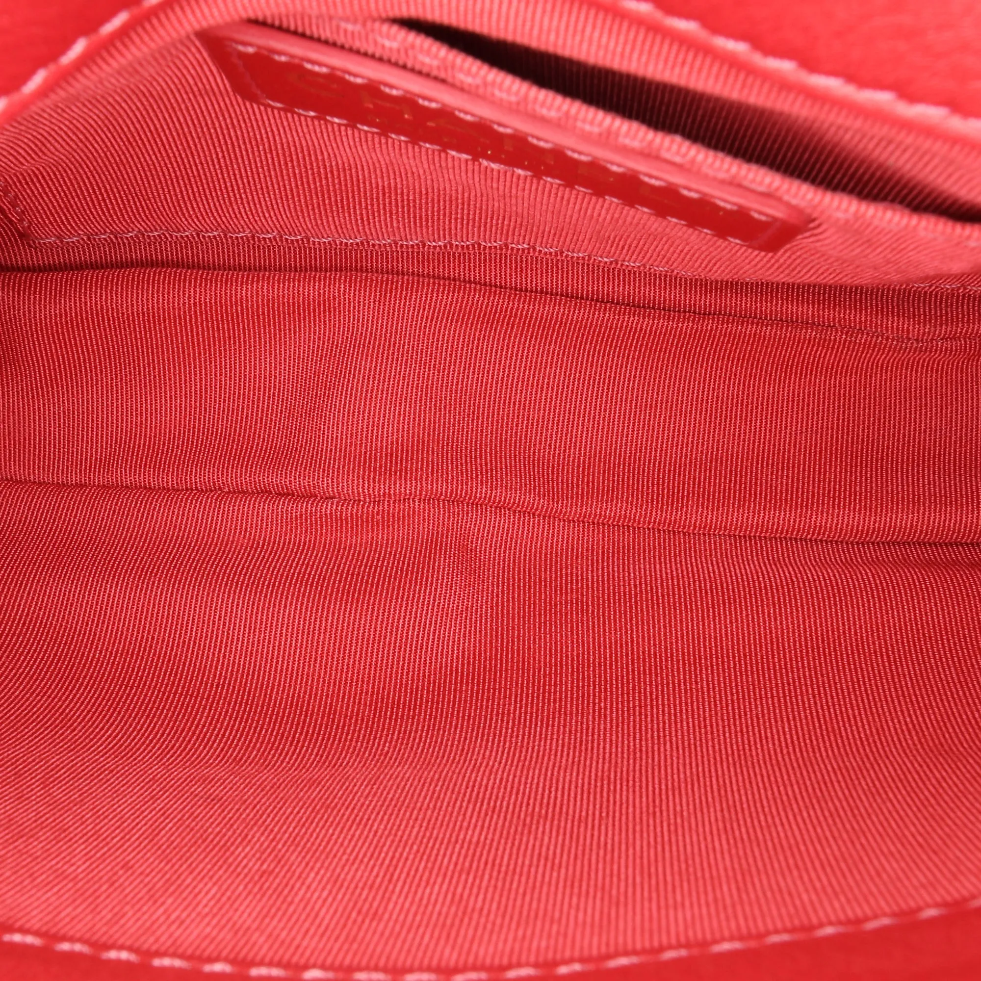Chanel Quilted Metallic Calfskin Top Handle Flap