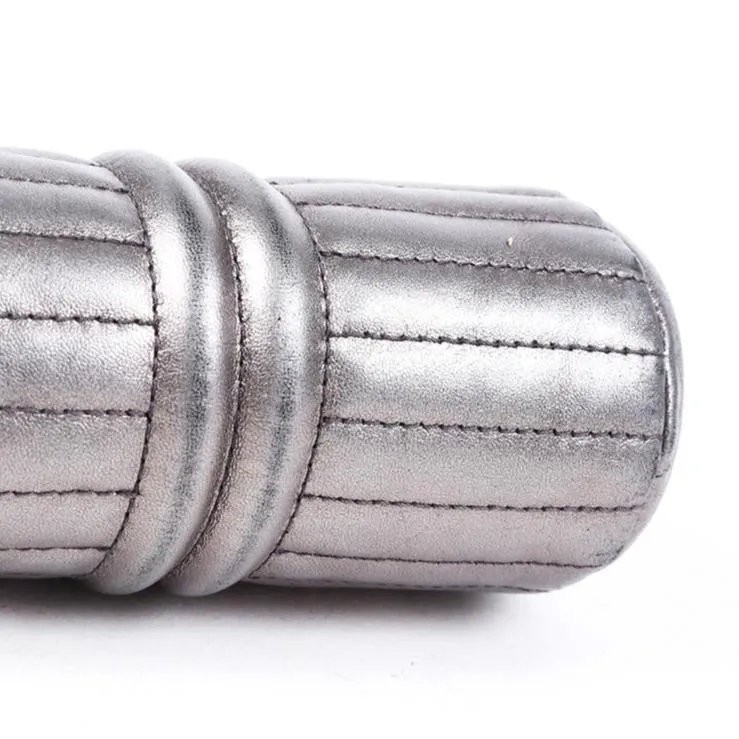 Chanel Silver Mini Cylinder Bag