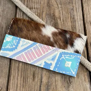 Checkbook Cover - Tricolor w/ Encanto Navajo