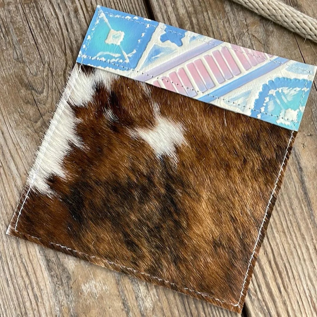 Checkbook Cover - Tricolor w/ Encanto Navajo
