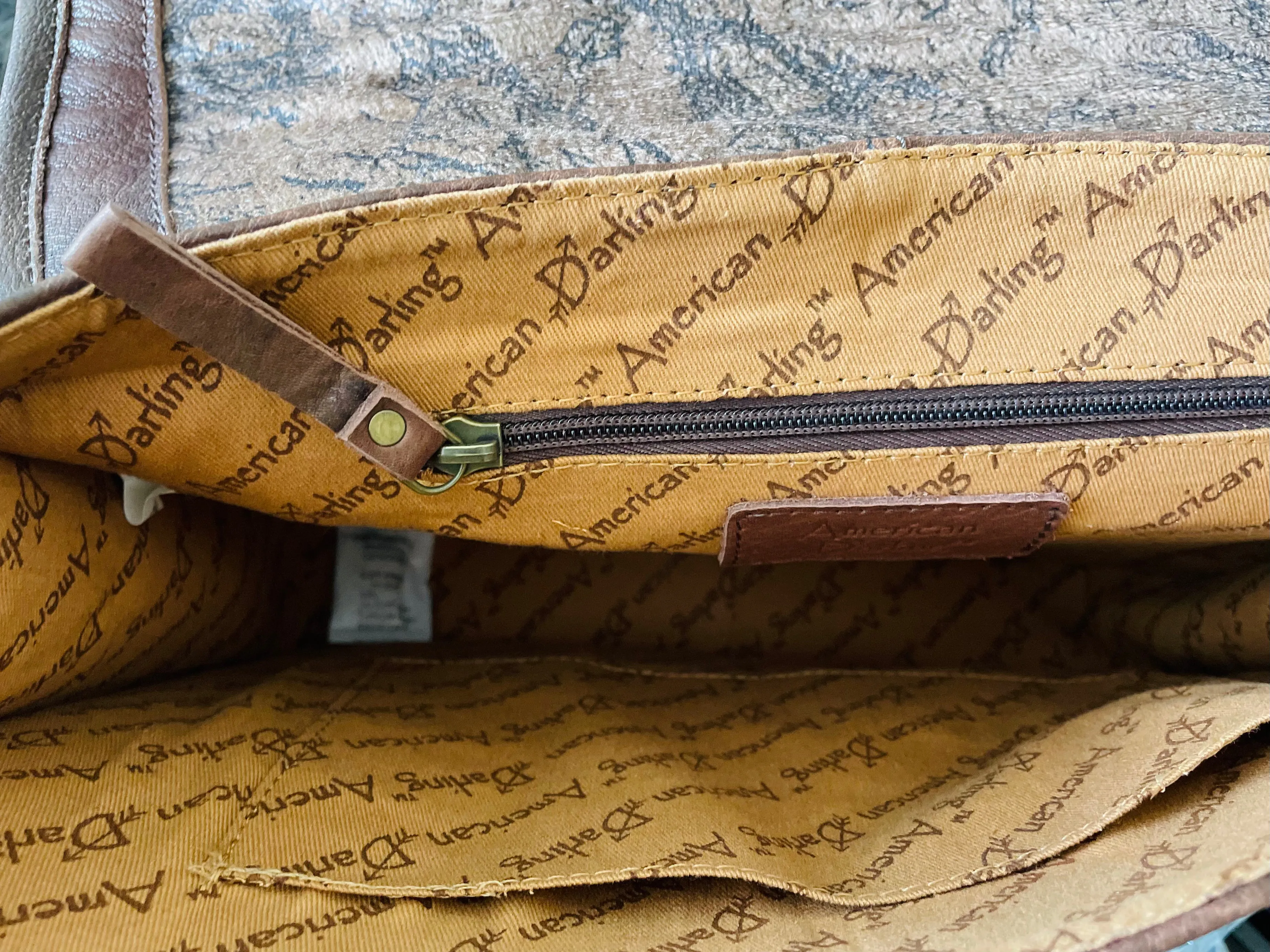 Clearance! Southwestern Sunset Wool and Leather Handbag Satchel