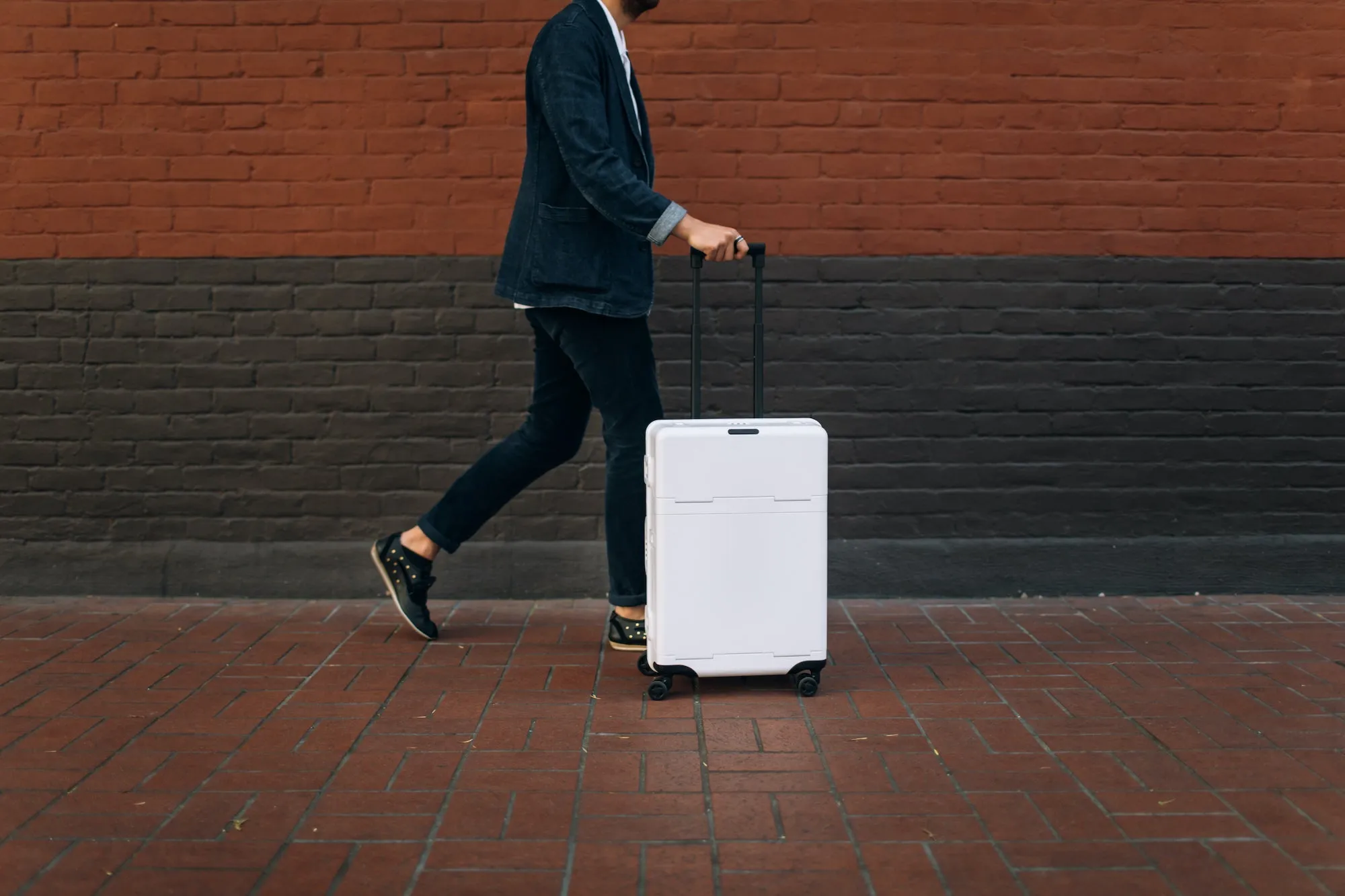 Cloud White Carry-On Case - With Fabric Accessories