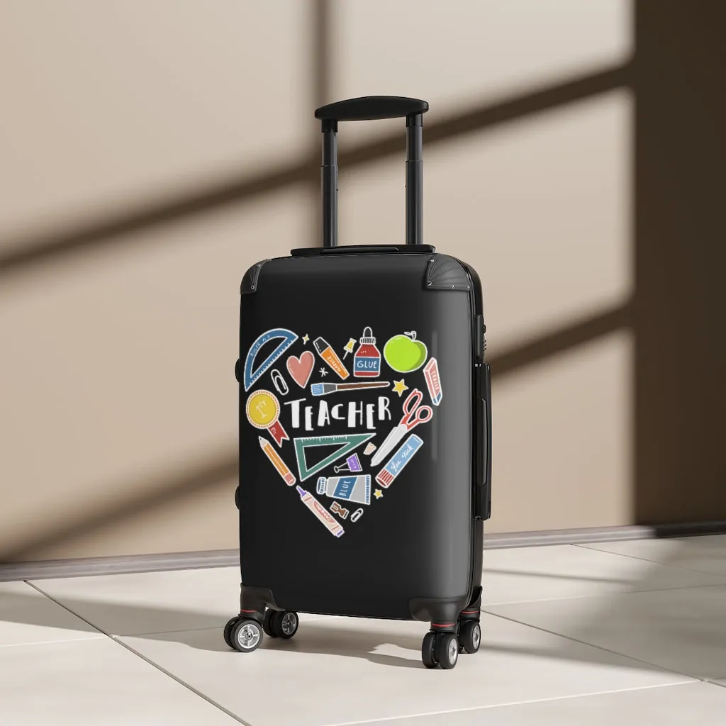 Collage Heart Suitcase