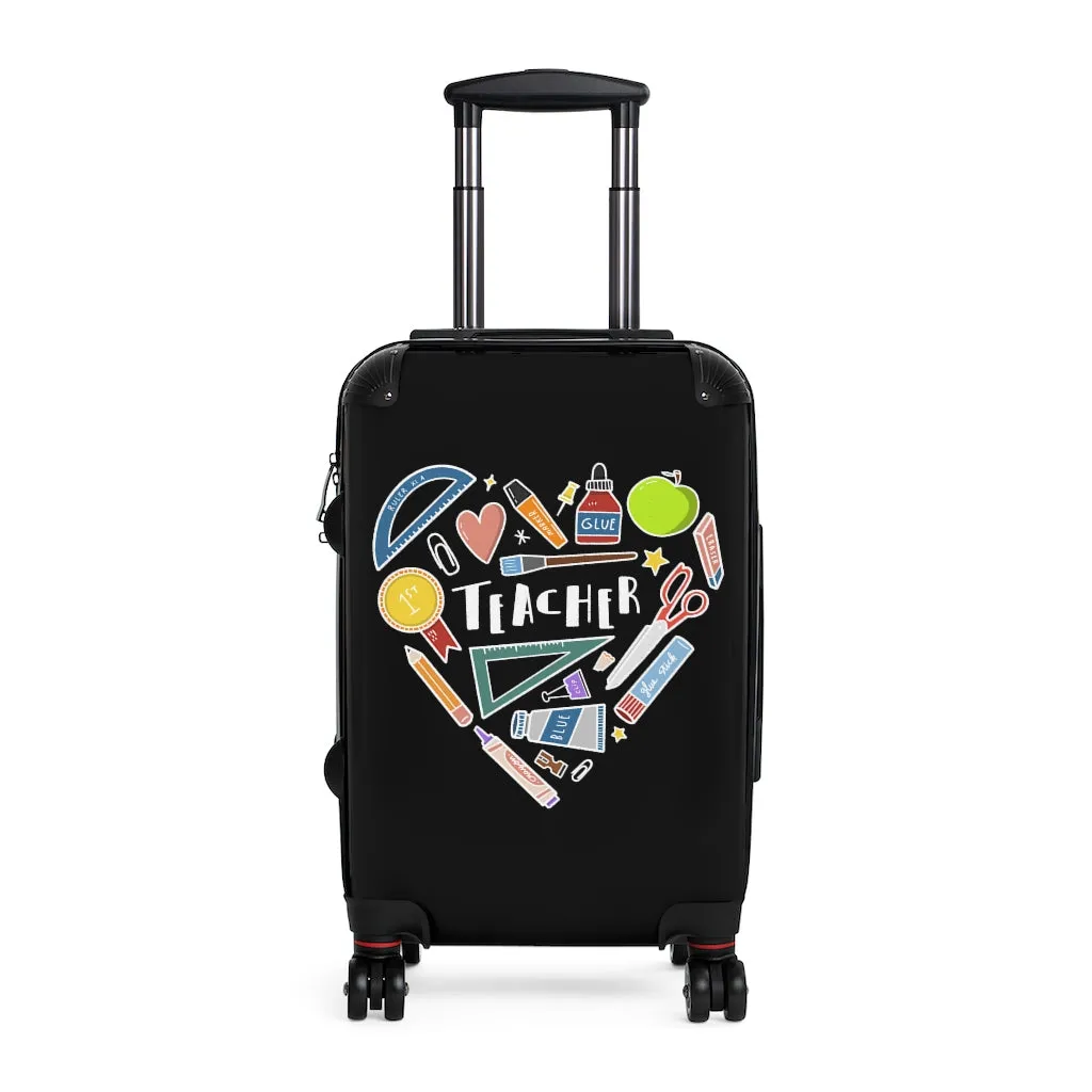 Collage Heart Suitcase