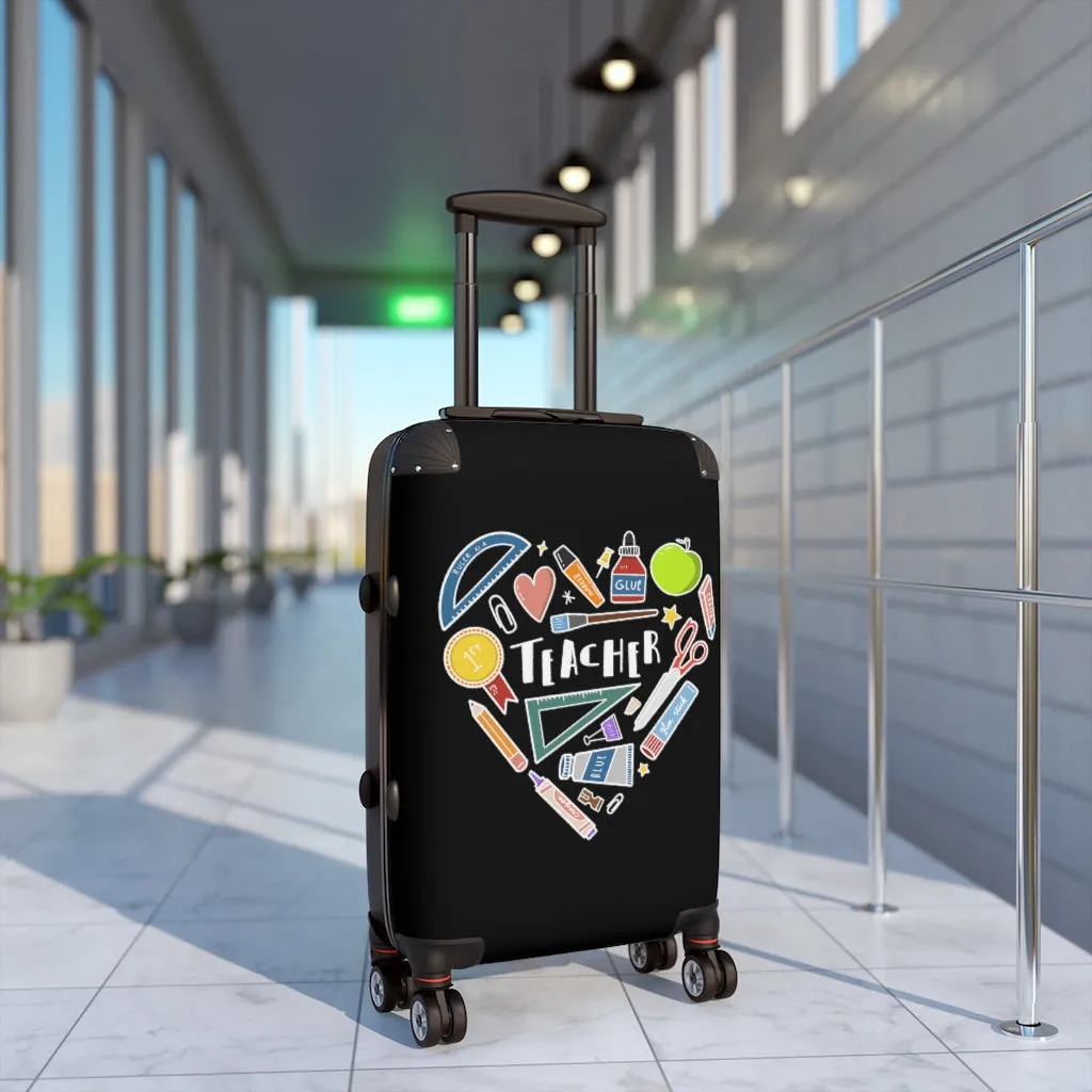 Collage Heart Suitcase