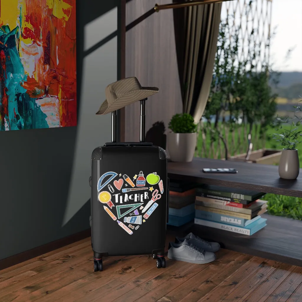 Collage Heart Suitcase