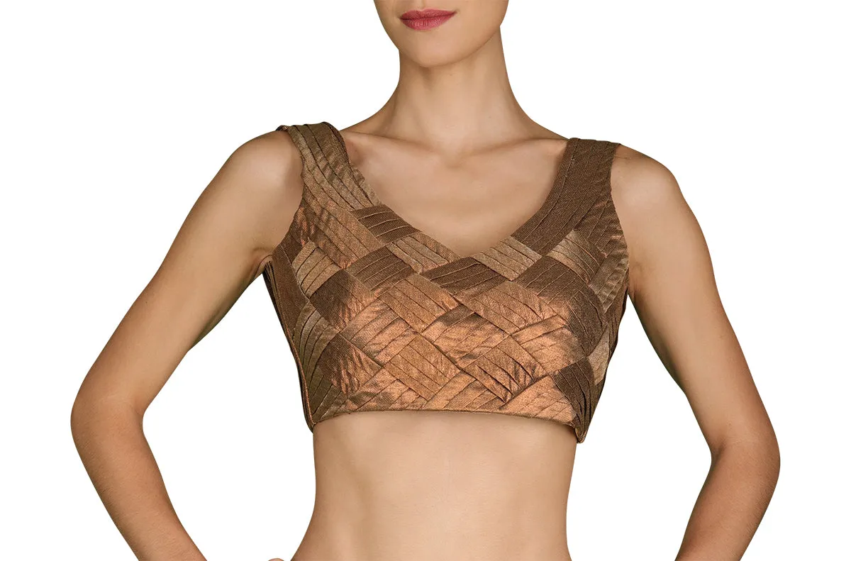 Copper Woven Blouse